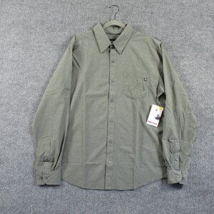 Marmot Aerobora Shirt Mens XL Gray Outdoors Camp Hike Long Sleeve Button Up UPF